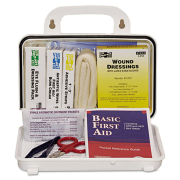 Pac-Kit® Ansi Plus #10 Weatherproof First Aid Kit, 76 Pieces, Plastic Case freeshipping - TVN Wholesale